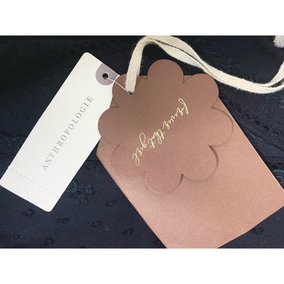 FOREVER THAT GIRL Jane Tunic Lace Black Cotton Minidress NWT US MEDIUM ANTHRO - Picture 10 of 13